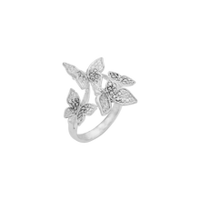 Load image into Gallery viewer, Butterfly Cluster 925 Sterling Silver Ring
