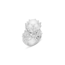 Load image into Gallery viewer, Betelgeuse 925 Sterling Silver with Pearl Ring
